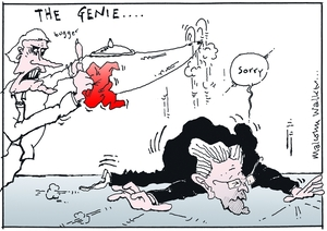 THE GENIE.... Bugger. "Sorry" Sunday News, 10 June 2005