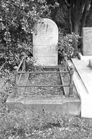 Grave of Fanny Elizabeth Morrow and the Capper family, plot 2.F, Sydney Street Cemetery.