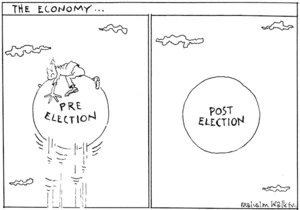 THE ECONOMY... Pre Election. Post Election. Sunday News, 25 November 2005