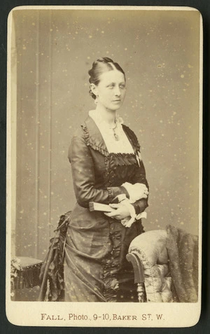 Fall, T (London) fl 1870s-1890s :Portrait of unidentified lady