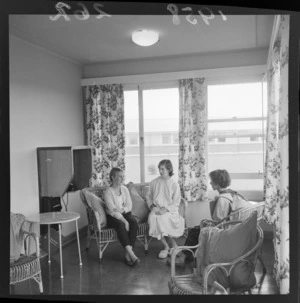 Maternity hospital, visitors, Paraparaumu, Wellington