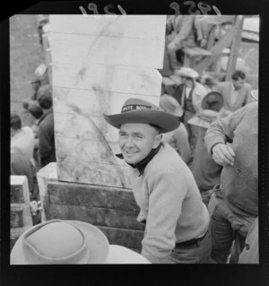 Murray Hawira at the Raetihi rodeo