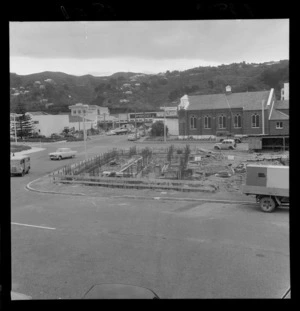 Construction site for new buildings in Lower Hutt