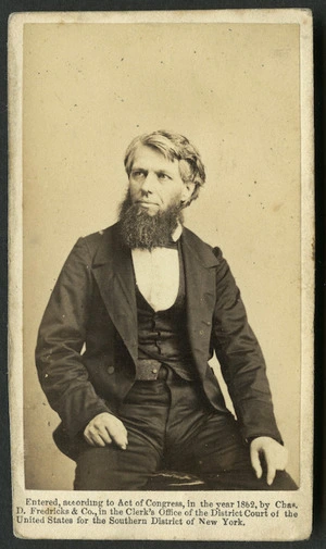 Fredricks, Charles (Carlos) DeForest (US) fl 1823-1894 :Portrait of J Blough