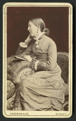 Freeman Brothers / Oswald Allen (Sydney) fl 1873-1879 :Portrait of Sophie M Mair