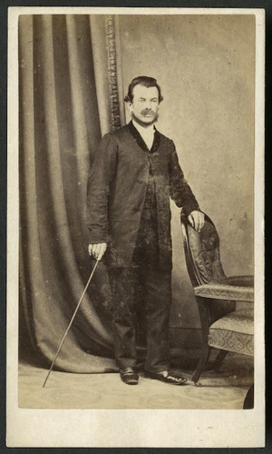 Freyberger & Tensfeld (Melbourne) fl 1865 :Portrait of unidentified man