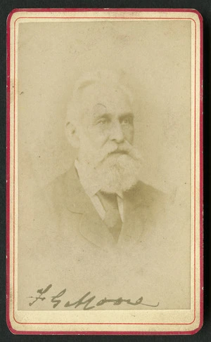 Gibbs, William Brickell (Wellington) fl 1878-1885 :Portrait of J G Moore