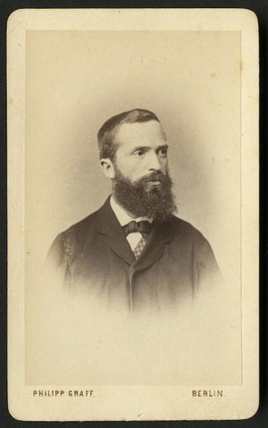 Graff, Philipp, 1814-1851: Portrait of Dr Otto Finsch