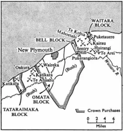 Taranaki land divisions