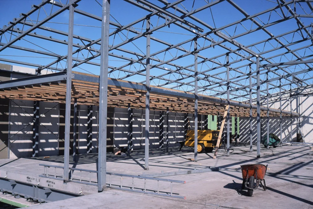 Garage Framing with Mezzanine Floor