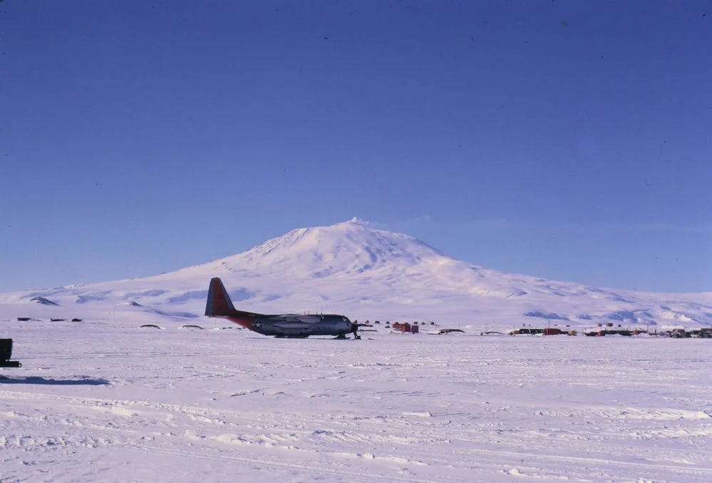 Williams Field - Mount Erebus in the background