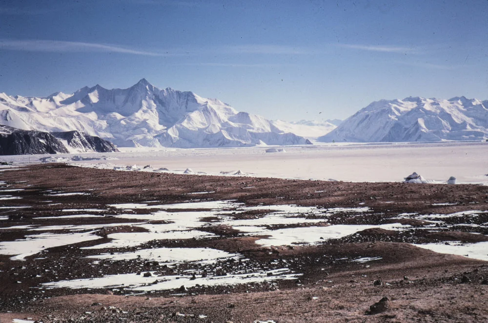 Mt Herschel from Hallett Station, Seabee Spit/Hook