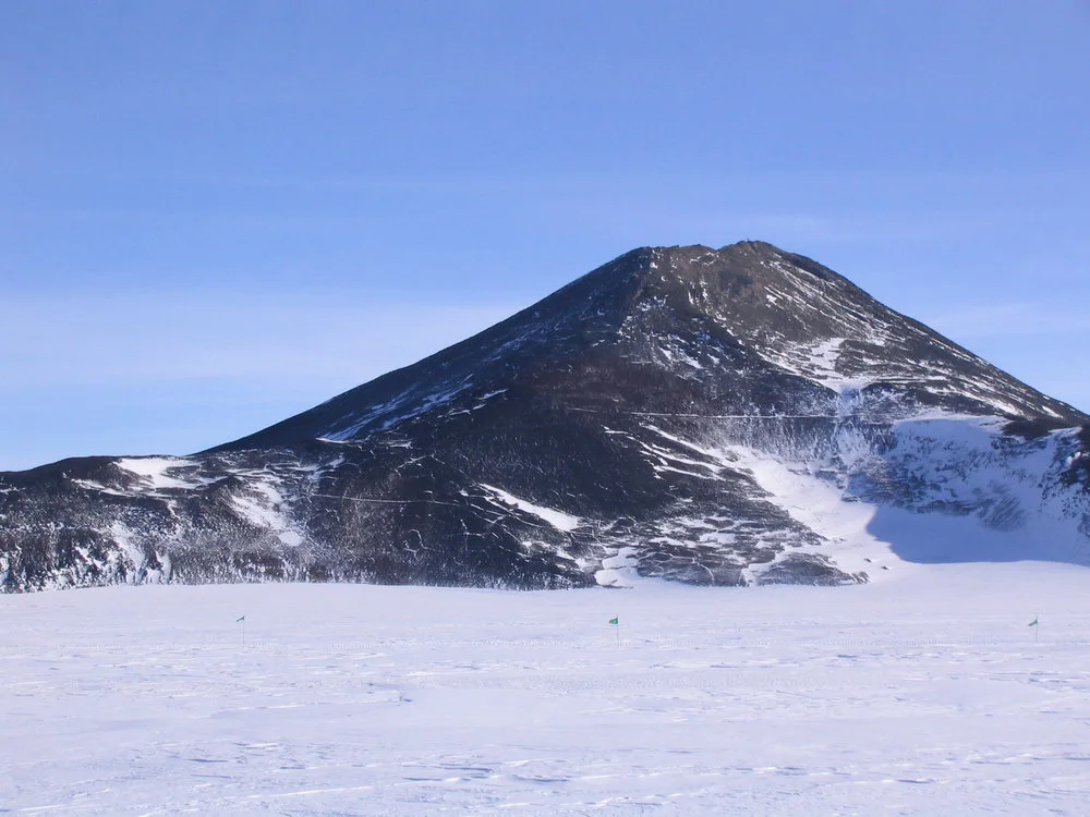 Observation Hill from the sea ice