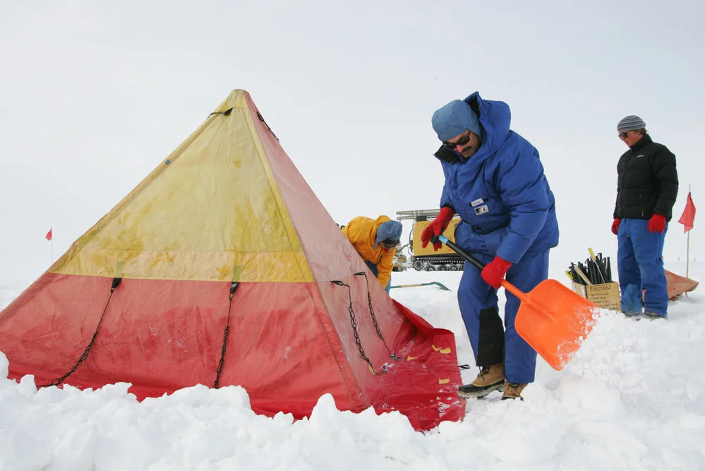 Antarctic Field Training: polar tent