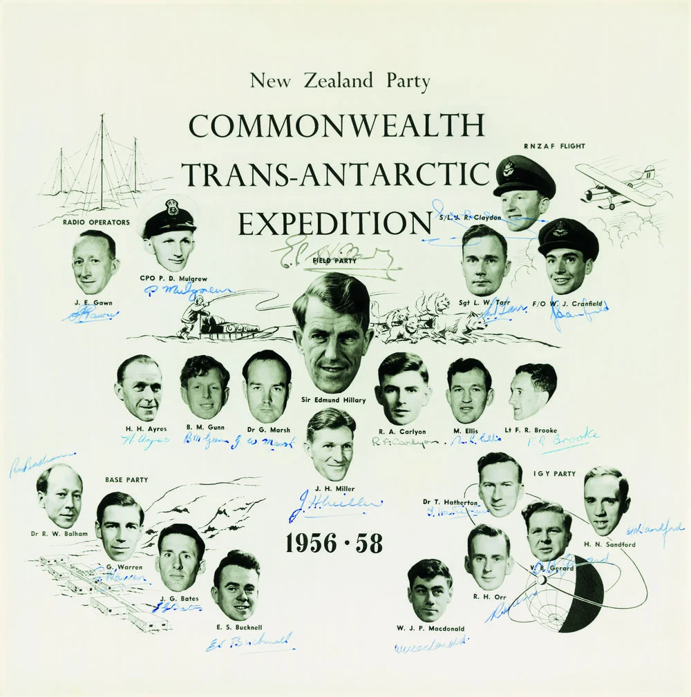 New Zealand party Commonwealth Trans-Antarctic Expedition 1956-58