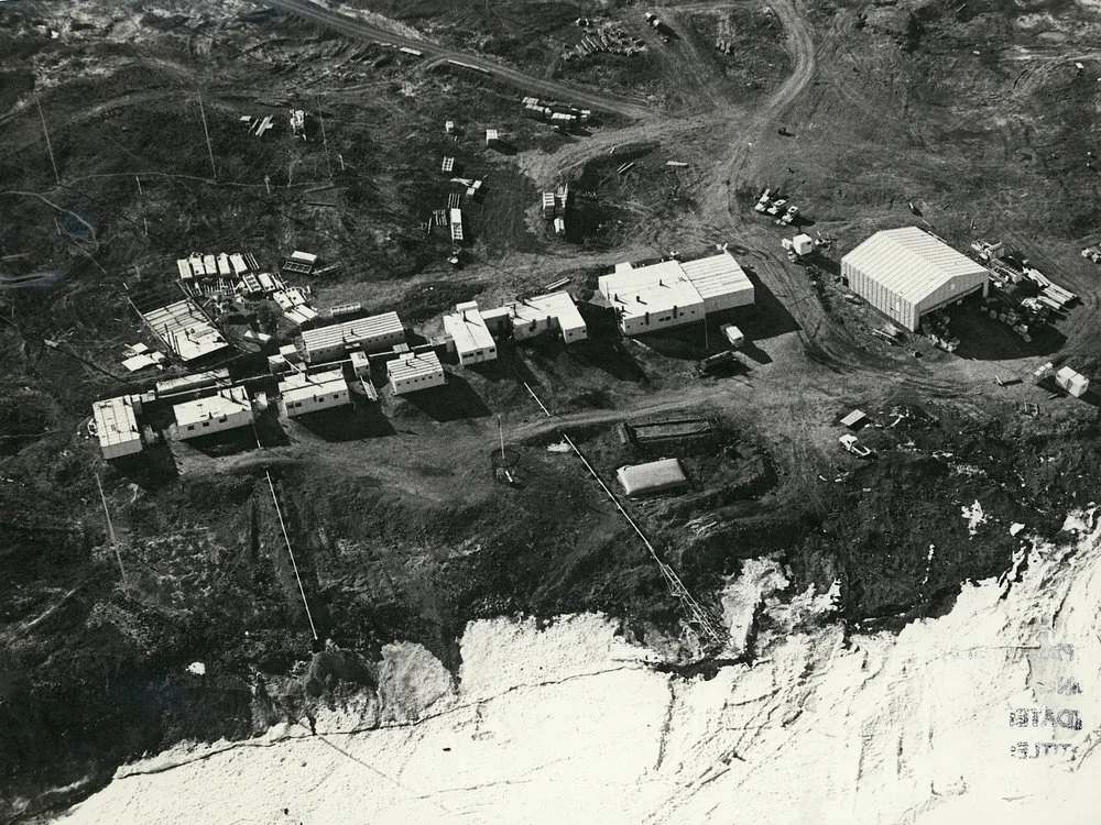 Scott Base aerial view