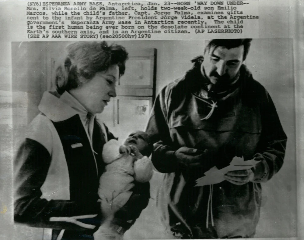 First Child born in Antarctica