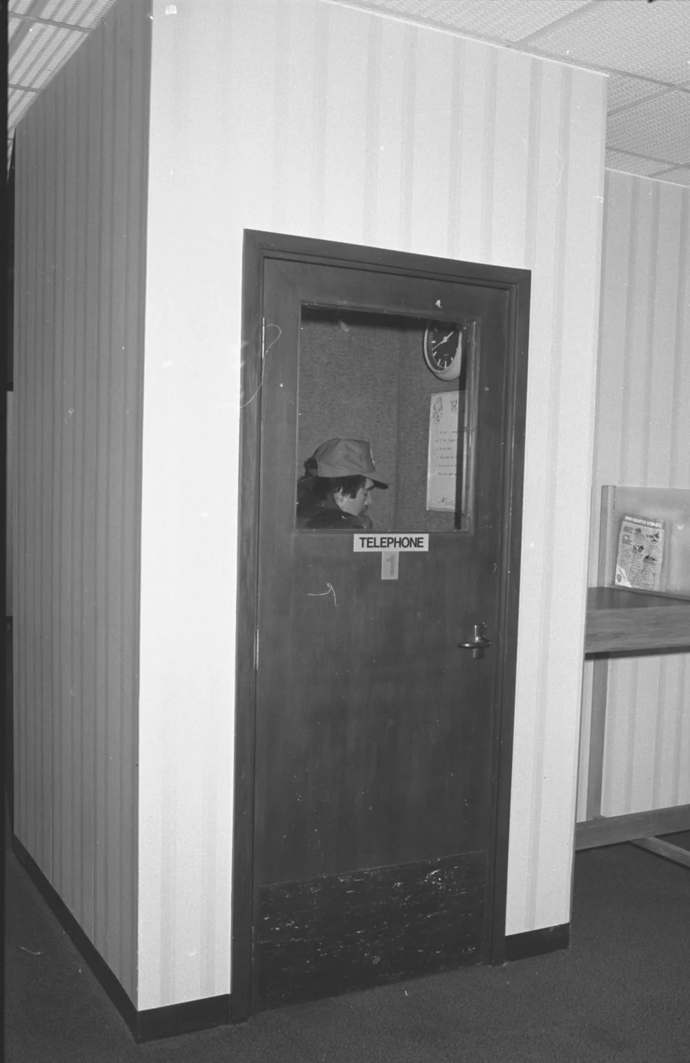 Scott Base Post Office telephone booth