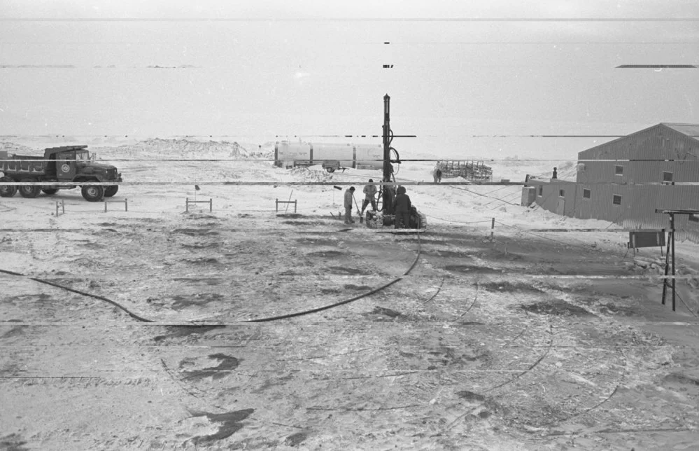 Scott Base| drilling holes on the construction site