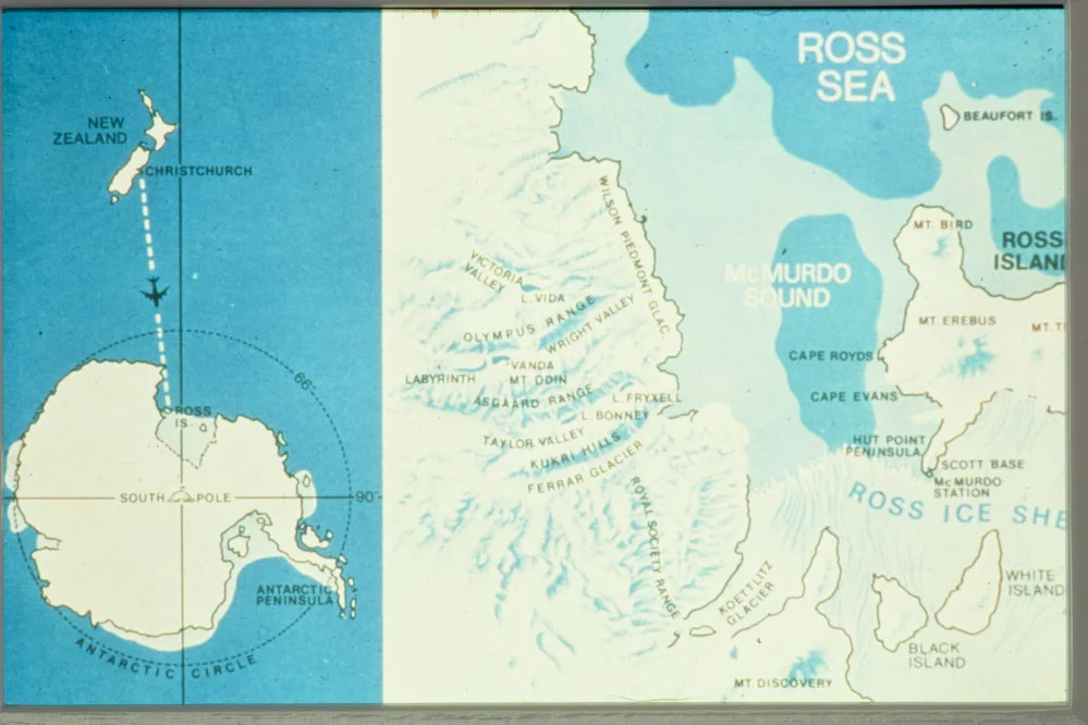Map of Ross Island