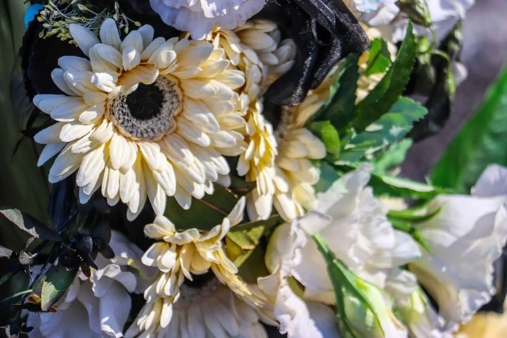 Close up of Erebus memorial wreath