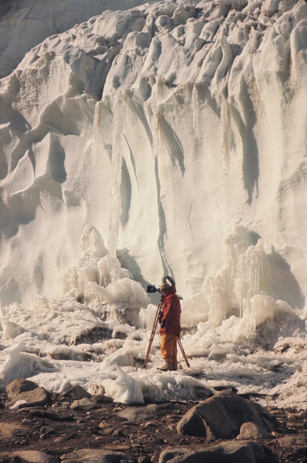 Franz Lazi at Bartley Glacier