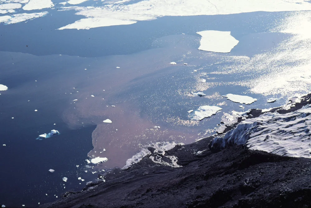 Sediment from Quaternary Icefall's meltwater stream, Cape Bird