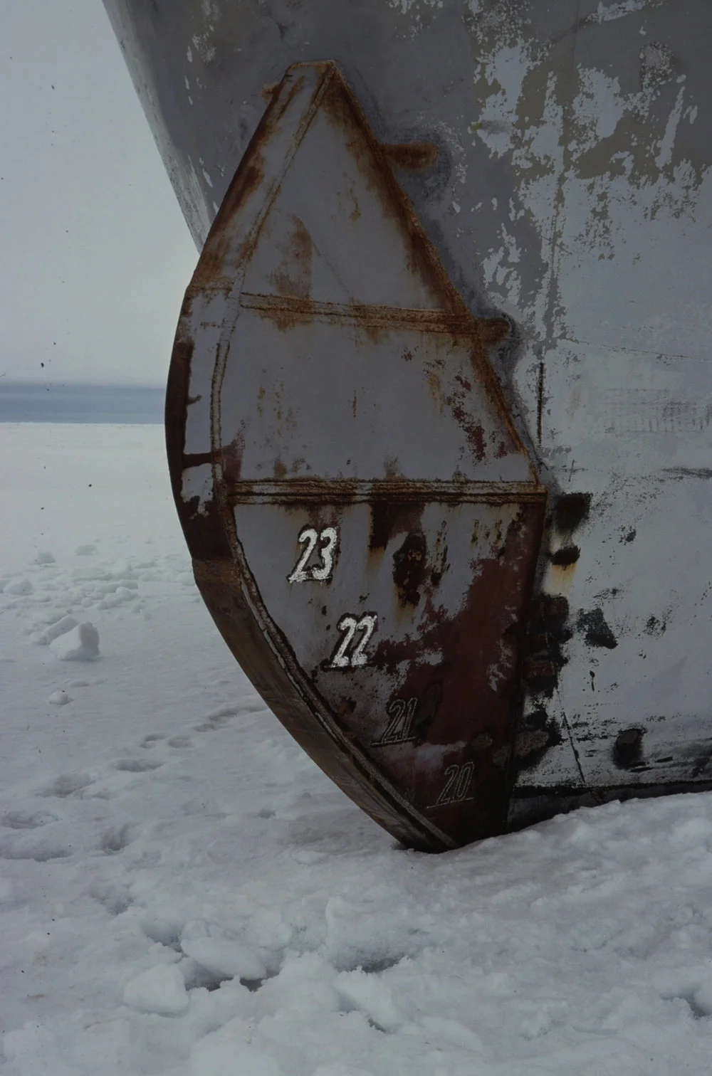 Bow of 'Schepelsturm' GANOVEX Icebreaker