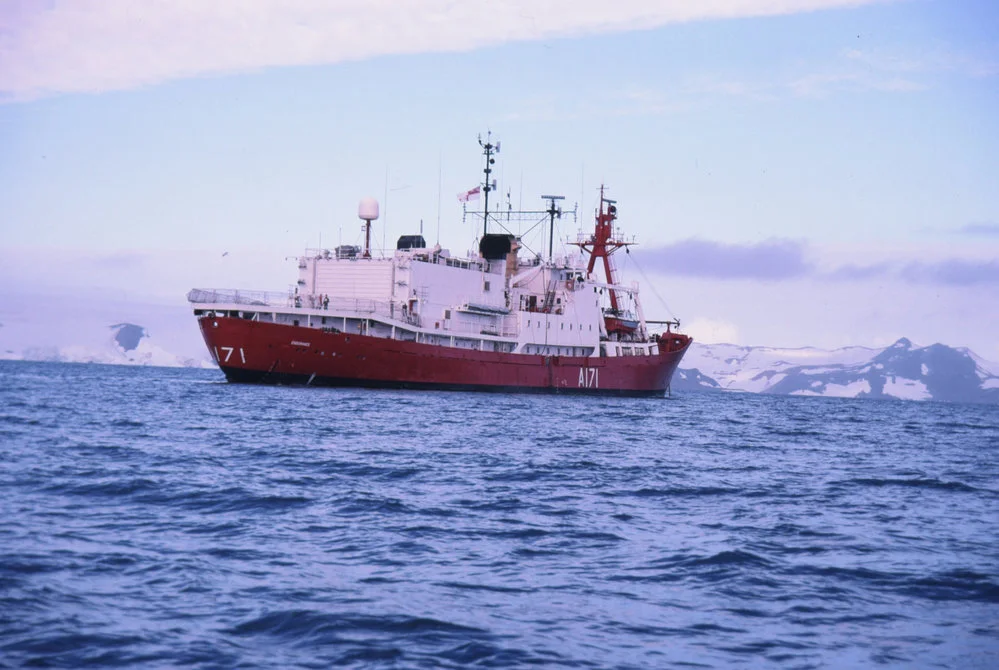 HNS Endurance in Maxwell Bay