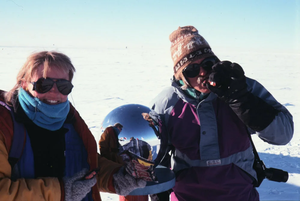 Eating Chocolate Bars at The South Pole
