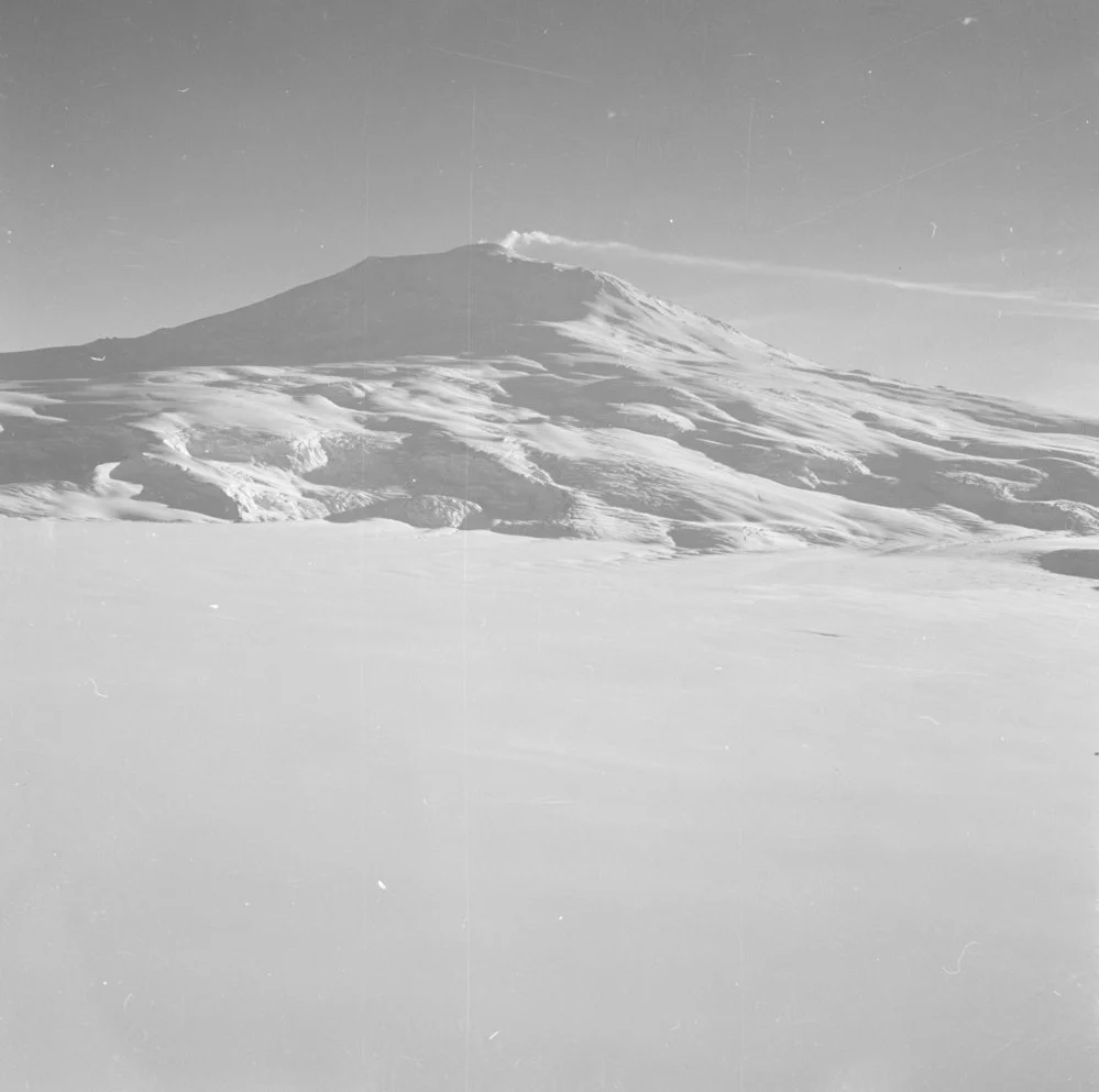 Mt Erebus from Ross Ice Shelf