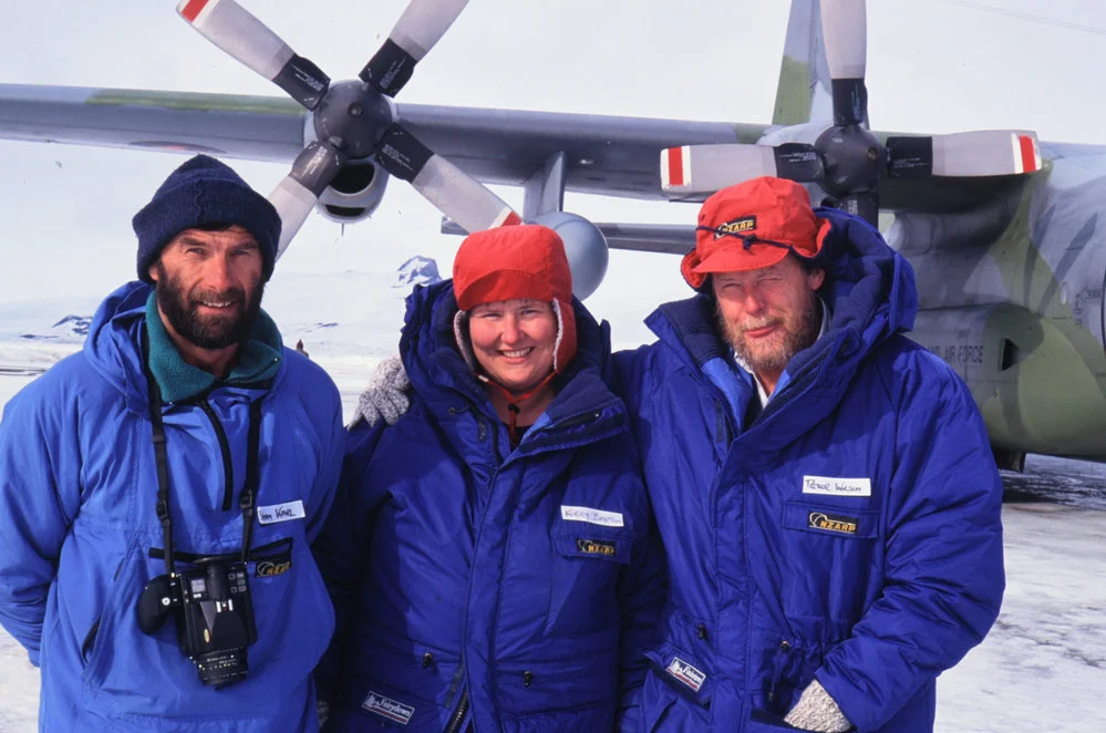 Penguin Counters Brian Karl, Kerry Barton and Peter Wilson