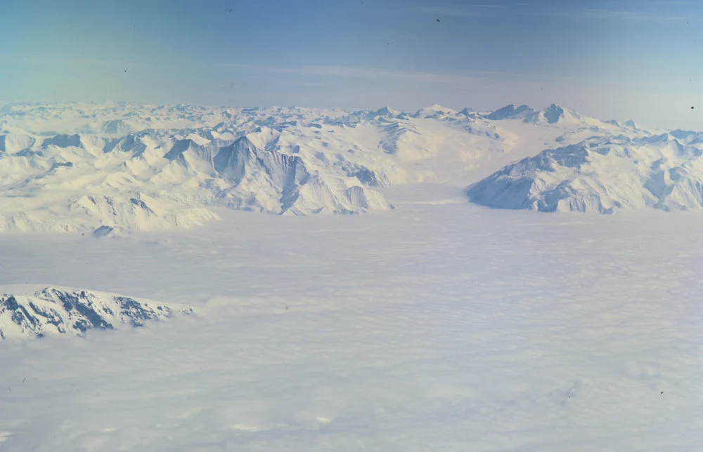 Cape Hallett, Moubray Bay, and Mount Herschel