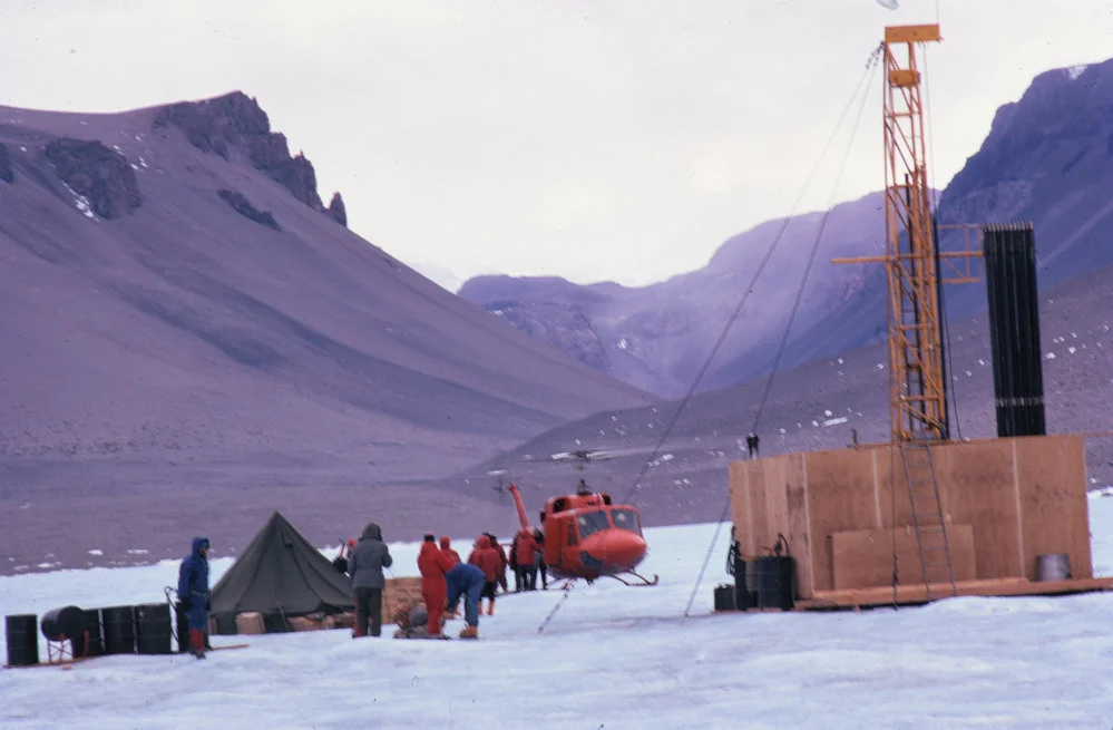 Vanda Drill Rig in Wright Valley