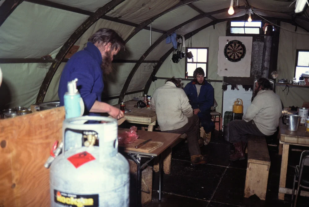 Mess in a Jamesway Hut