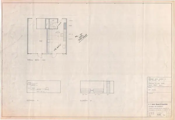 Miscellaneous: Proposed 19 unit Motel, Bridge Road, Bulls, Unit Details