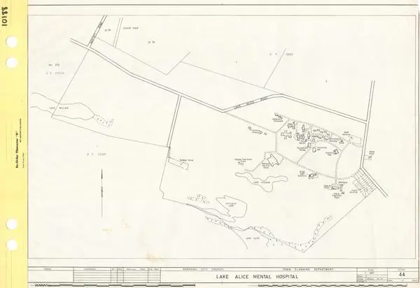 Lake Alice Mental Hospital Site Plan