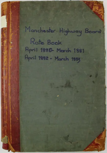 Manchester Road Board Rate Book: 1880