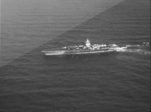 Aerials of USS Enterprise in Cook Strait