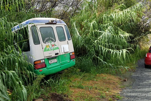 School bus crashes north of Auckland