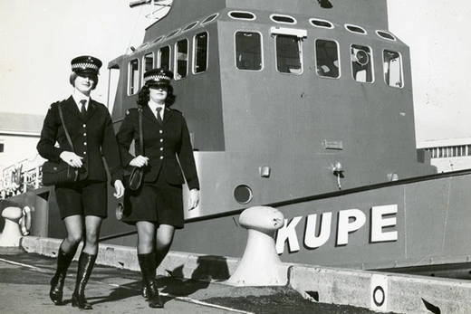 Women cops celebrate 75 years with 'boys in blue'