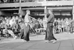 Martial Arts/ Kendo demo in the quad