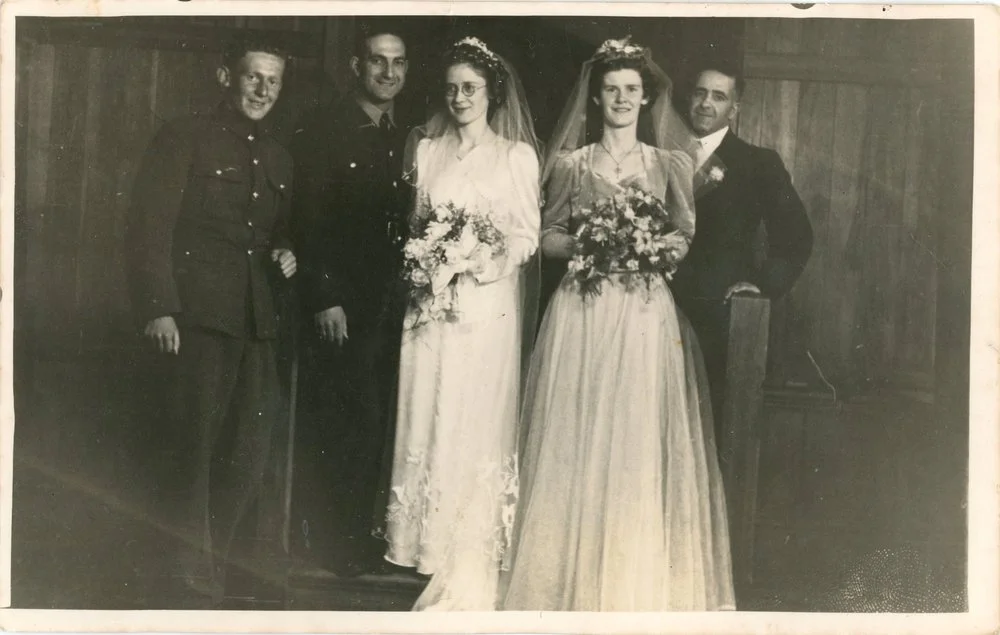 Tony and Mavis Isaac(nee Simes) wedding in Wellington