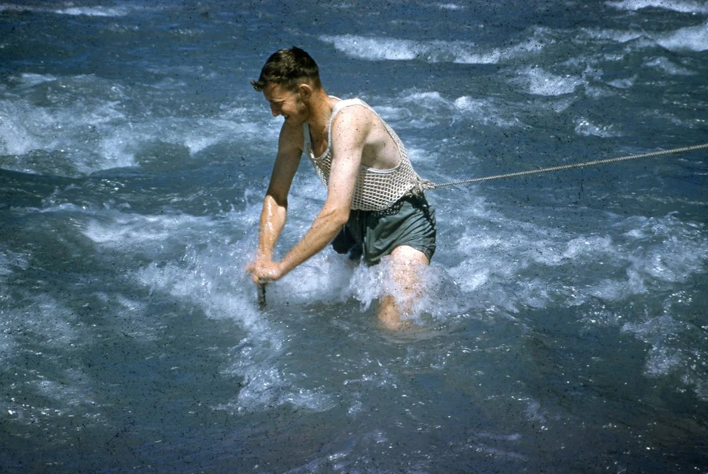 River crossing techniques 1950's -1960's #1