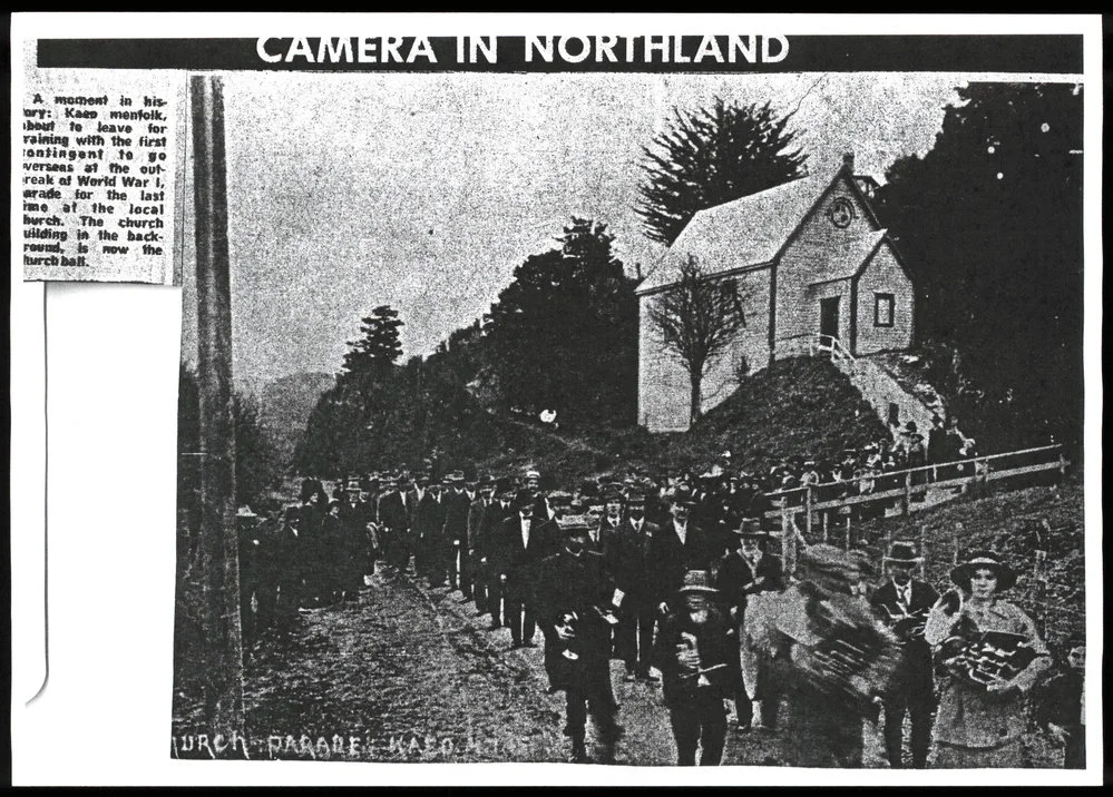 Camera in early Northland of the Kaeo Methodist Church