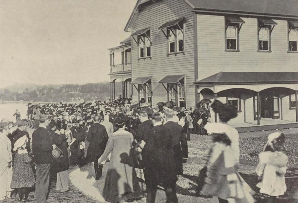 The opening of the Queen Victoria School for Maori Girls