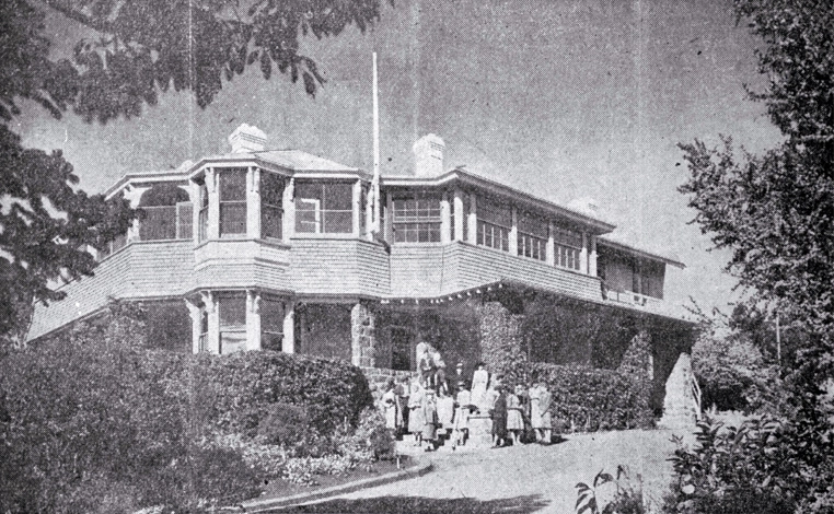 Glenelg Health Camp on Murray-Aynsley Hill which was officially opened in April 1945