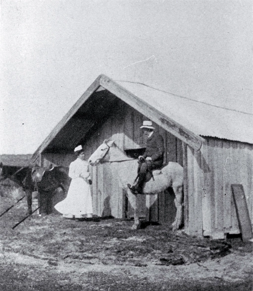 Nurse Akenehi Hei, who was the first Maori nurse to qualify in 1908, outside her tent hospital