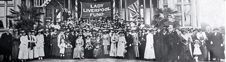 Garden party at Holly Lea, Christchurch, held in connection with the final meeting of debt workers and branch representatives of the Lady Liverpool Fund