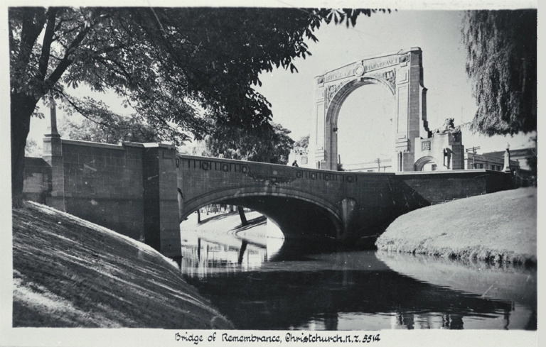 The Bridge of Remembrance, Christchurch